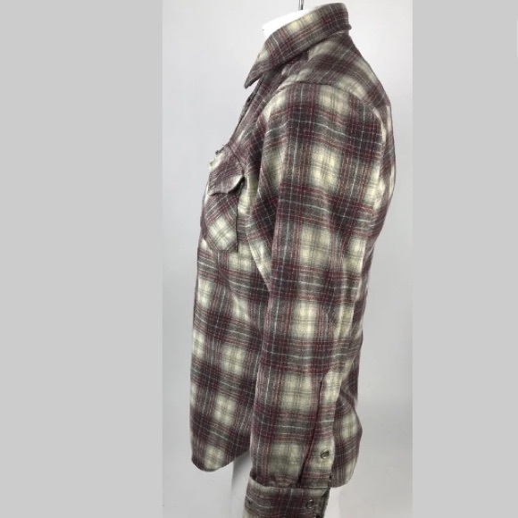 🚨Sold! Vtg 70s Distressed Pendleton Pearl Snap - Picture 6 of 8